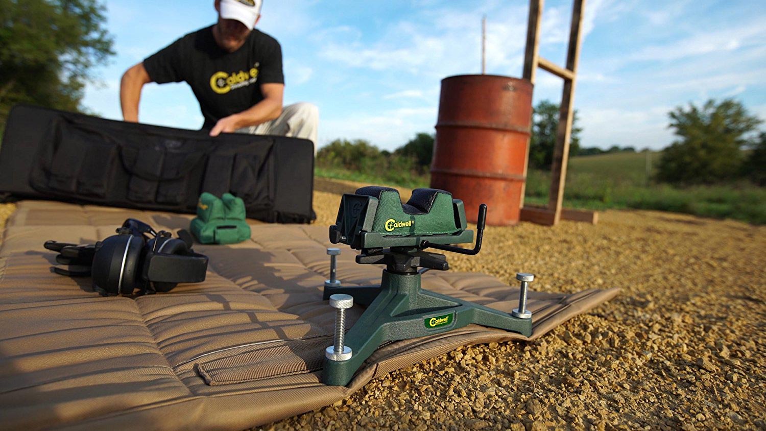 Caldwell The Rock Dlx Shooting Rest And Rear Bag Combo BTI