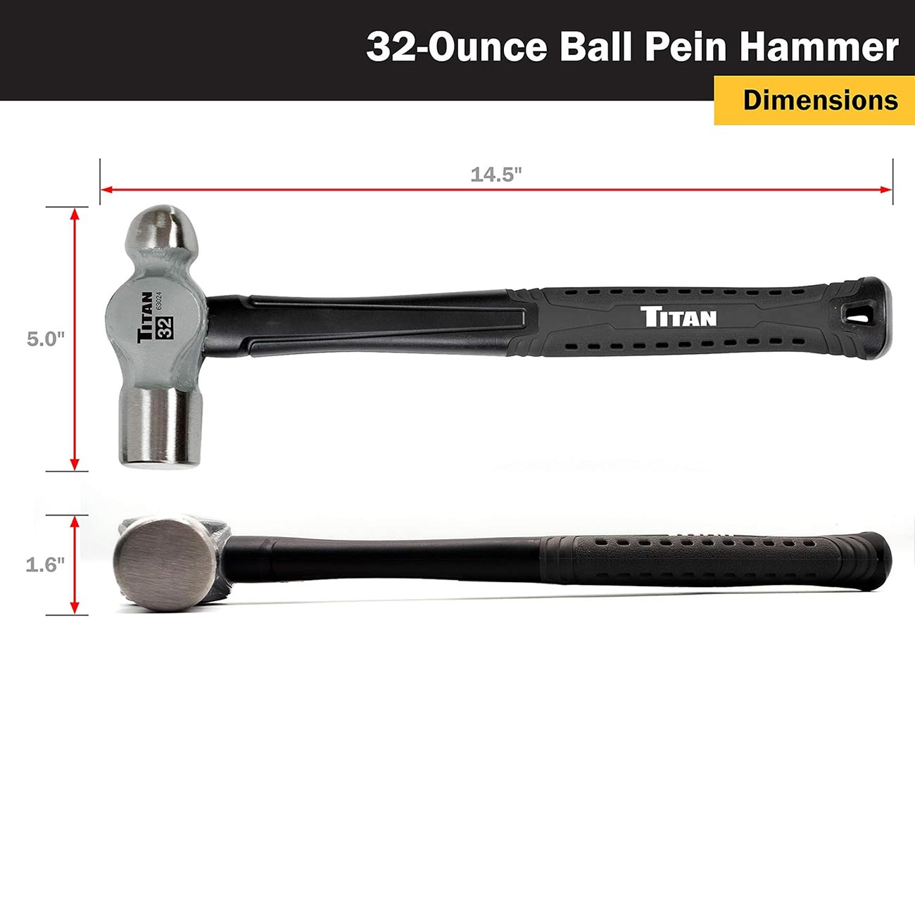 Titan 32 Oz. Ball Pein Hammer TITAN