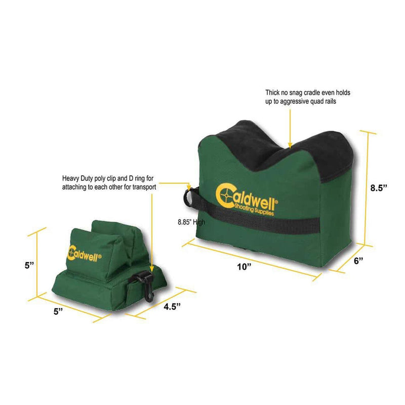 Caldwell Deadshot Boxed Combo Front And Rear Bags (filled) BTI