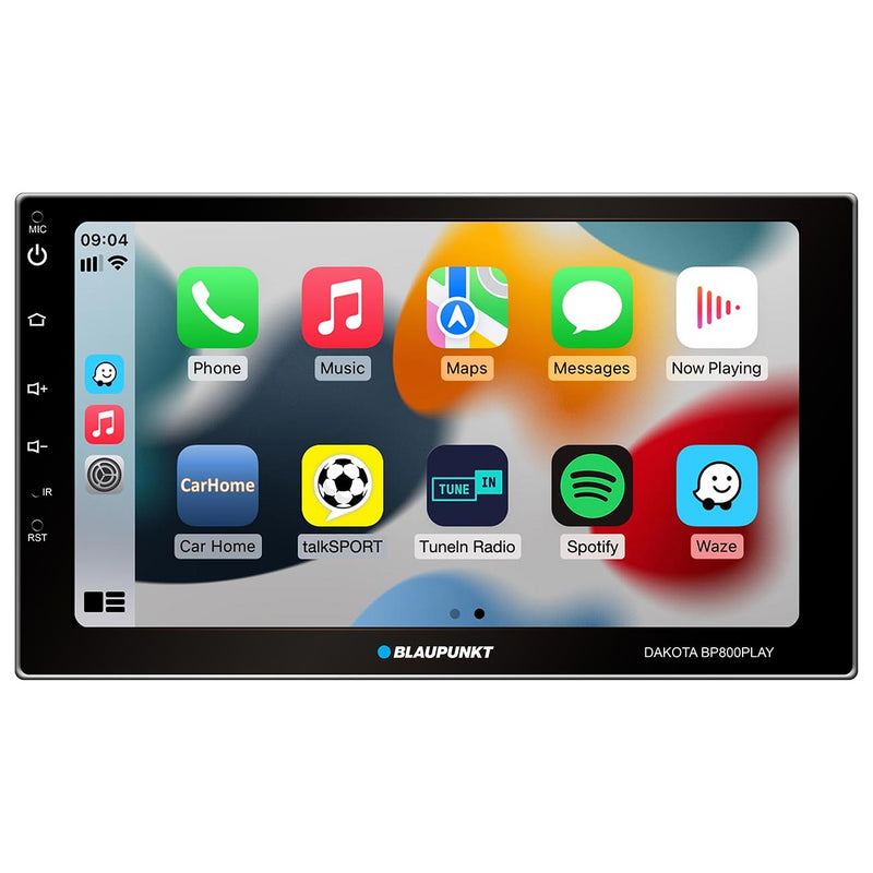 Blaupunkt 7” Double Din Mechless Fixed Face Touchscreen Receiver With Mirrorlink Android Auto/apple Blaupunkt