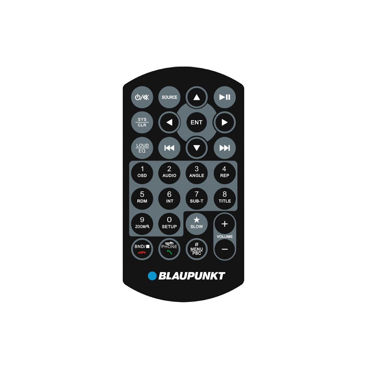 Blaupunkt 6.95” Double Din Fixed Face Touchscreen Dvd Receiver With Bluetooth Usb/sd Inputs And Rem Blaupunkt