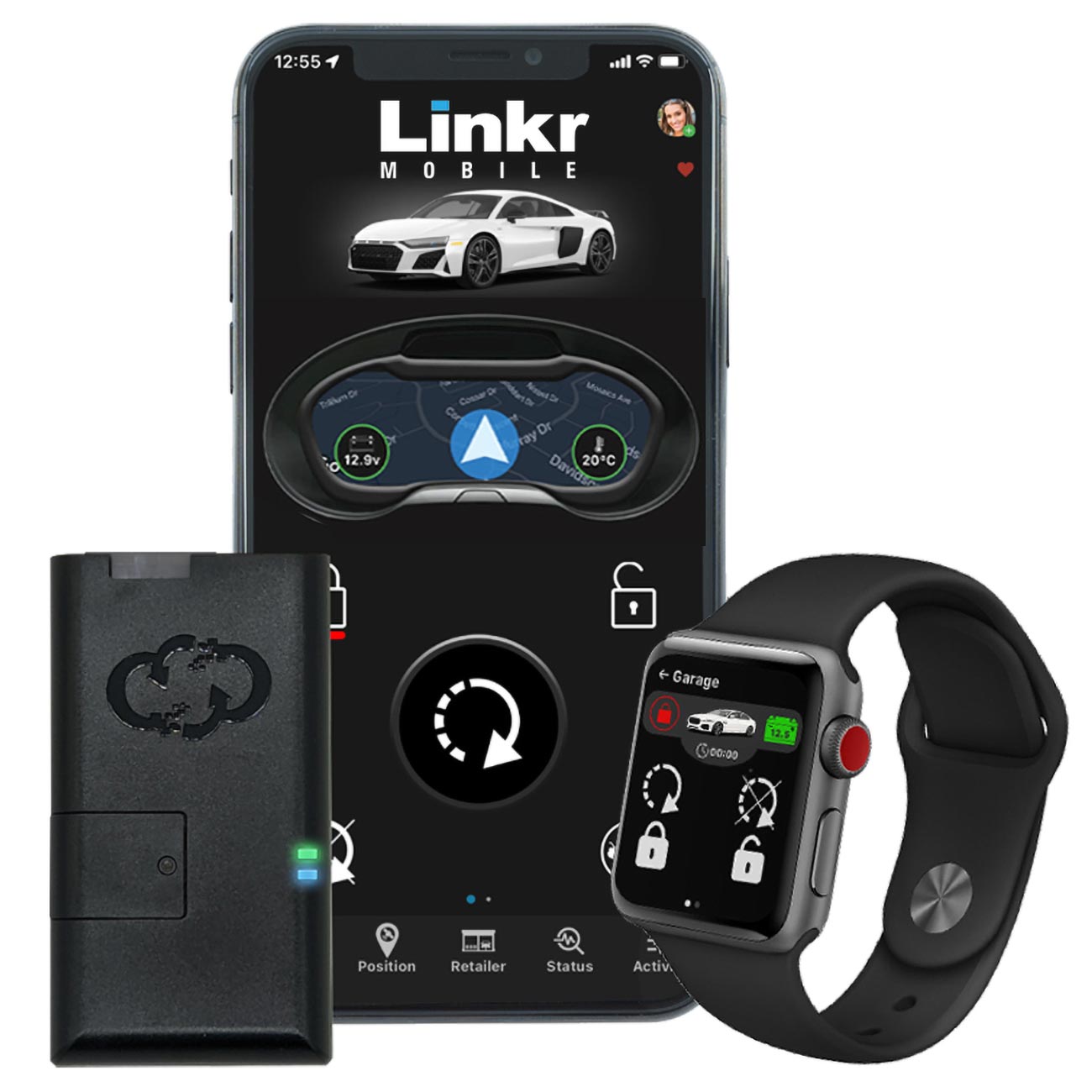 Omega Smart Phone Interface -  Lockunlockstartstop Gps Locate & More! Excalibur Alarms