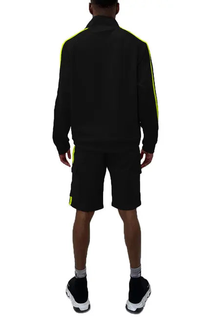TWO STRIPE CARGO SHORT SET WEIV