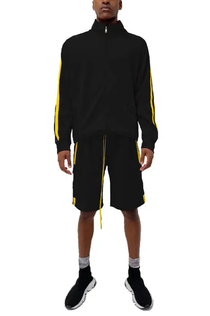 TWO STRIPE CARGO SHORT SET WEIV
