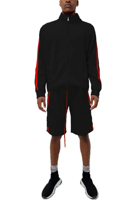 TWO STRIPE CARGO SHORT SET WEIV