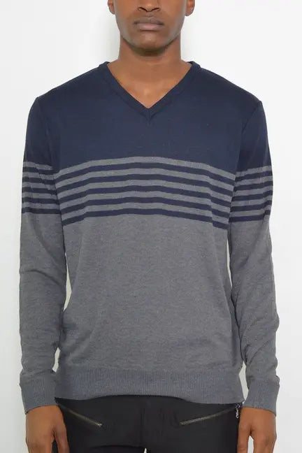 TWO TONE SWEATER WEIV