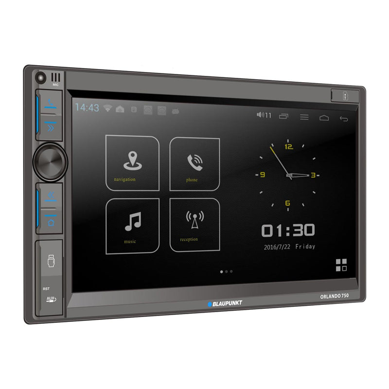 Blaupunkt 6.95″ Double Din Mechless Receiver With Wireless Apple Carplay / Android Auto & Bluetooth Blaupunkt