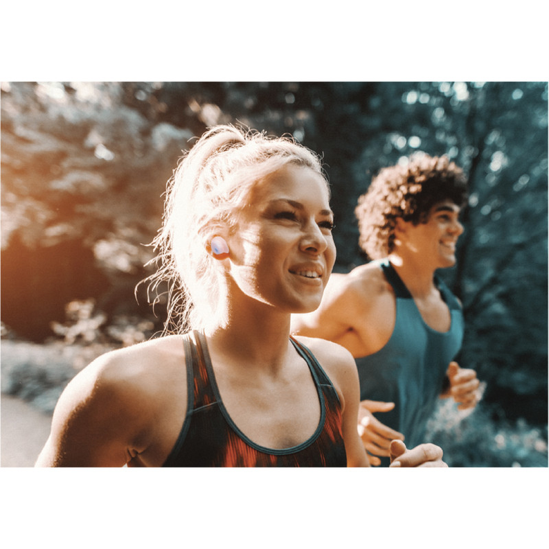 TWS Rubberized Sport Sweat Resistant Earbuds - Pink Soundbound