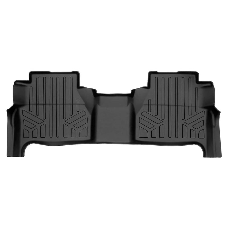 Smartliner Floor Liners Front/2nd Row 2022–2025 Nissan Frontier Crew Cab (black) SMARTLINER