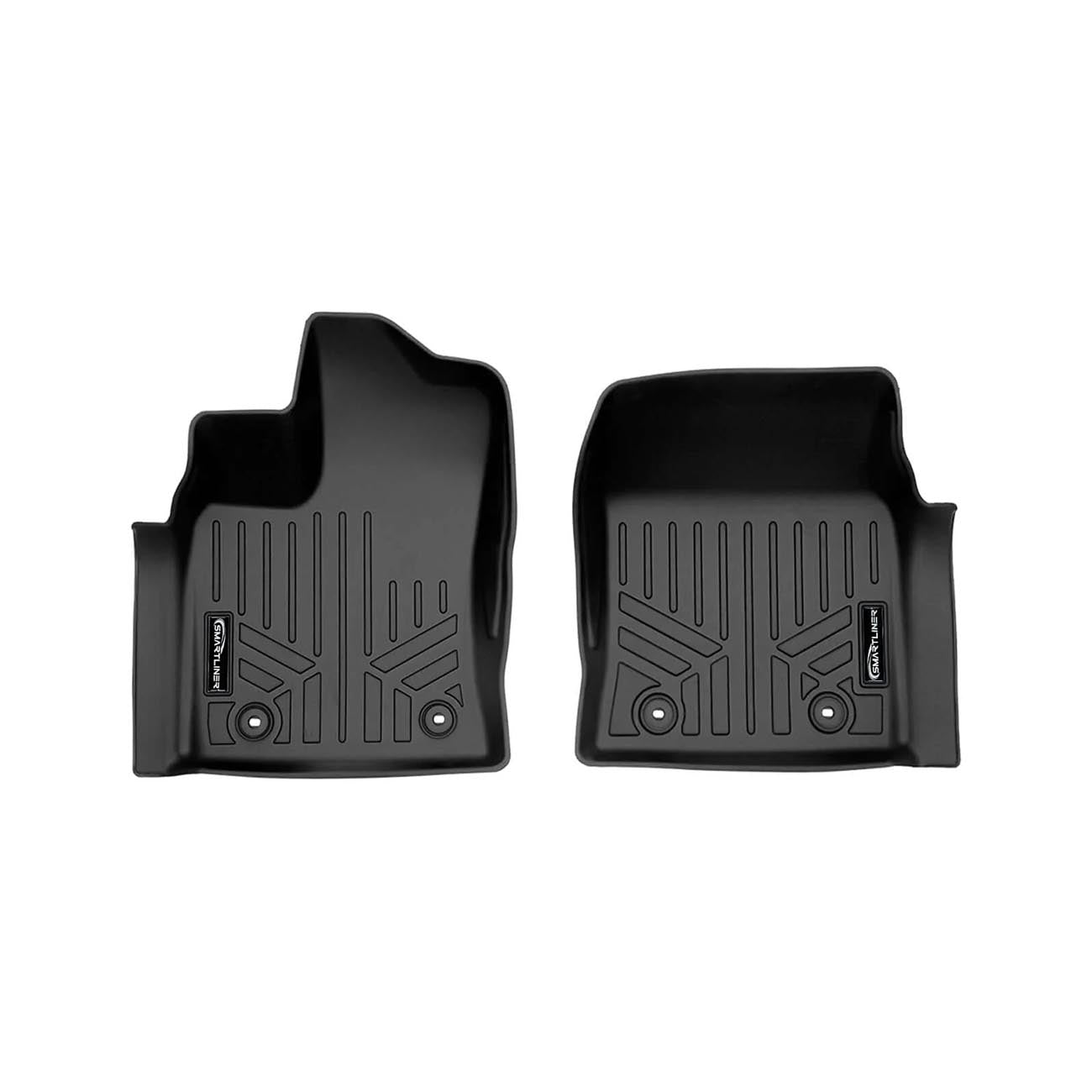 Smartliner Floor Liners Front/2nd Row 2022–2025 Toyota Tundra Crewmax Cab (black) SMARTLINER
