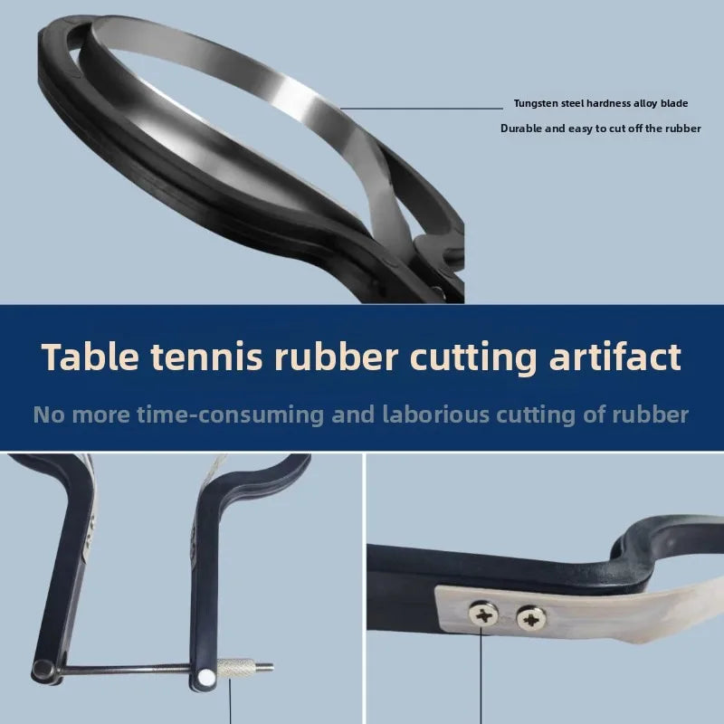 Table Tennis Racket Rubber Cutter Is Multifunctional and Easy To Cut By Hand. It Is Simple, Convenient, and User-friendly GreatEagleInc