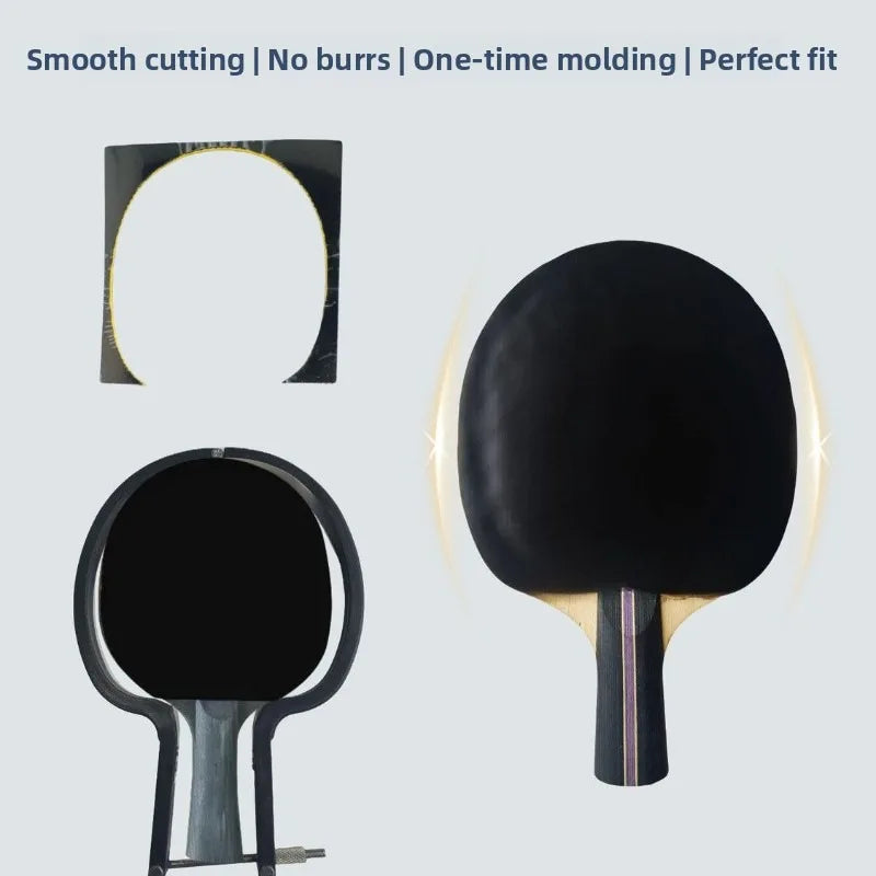 Table Tennis Racket Rubber Cutter Is Multifunctional and Easy To Cut By Hand. It Is Simple, Convenient, and User-friendly GreatEagleInc