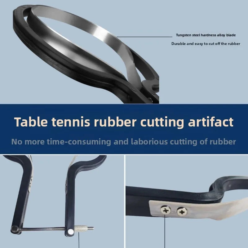 Table tennis racket rubber cutter, rubber film cutting tool, simple and easy to use, suitable for both straight and horizontal GreatEagleInc