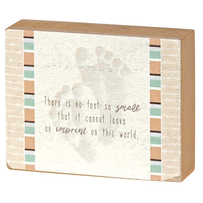 Tabletop Plaque Baby No Foot Small 4x3 Dicksons Inc