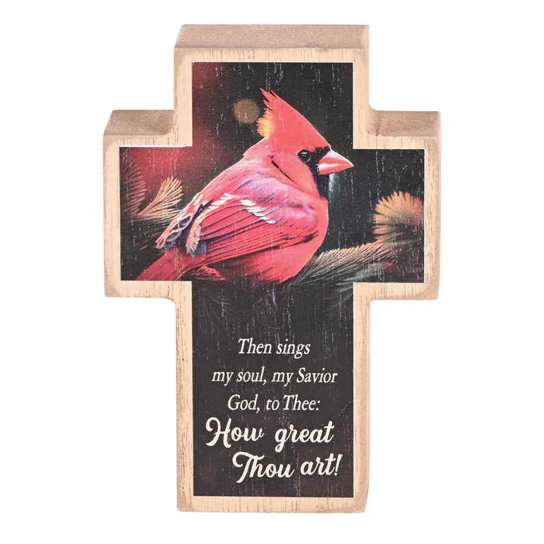 Tabletop Plaque Cross My Soul Sings 3x4 Dicksons Inc