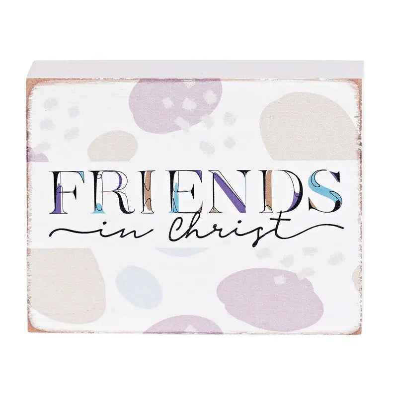 Tabletop Plaque Friends In Christ 4x3 Dicksons Inc