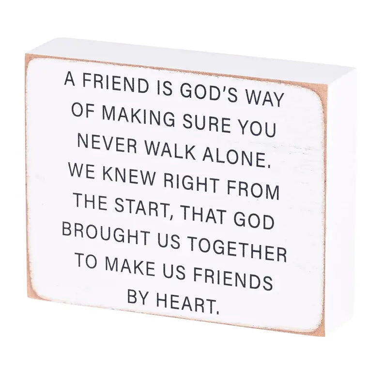 Tabletop Plaque Friends In Christ 4x3 Dicksons Inc