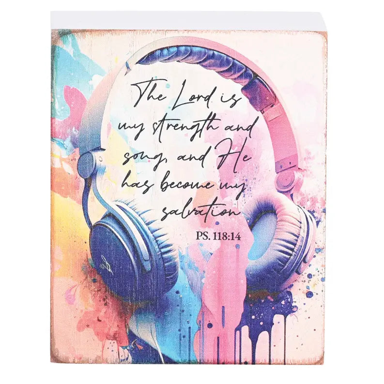 Tabletop Plaque Lord Is My Strength 3x4 Dicksons Inc