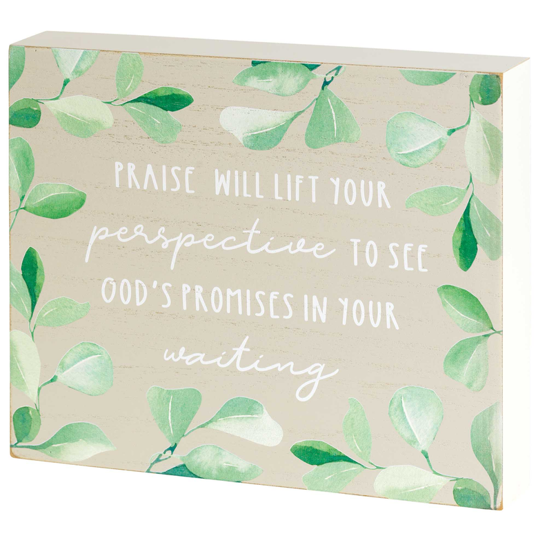 Tabletop Plaque Praise Will Lift Dicksons Inc