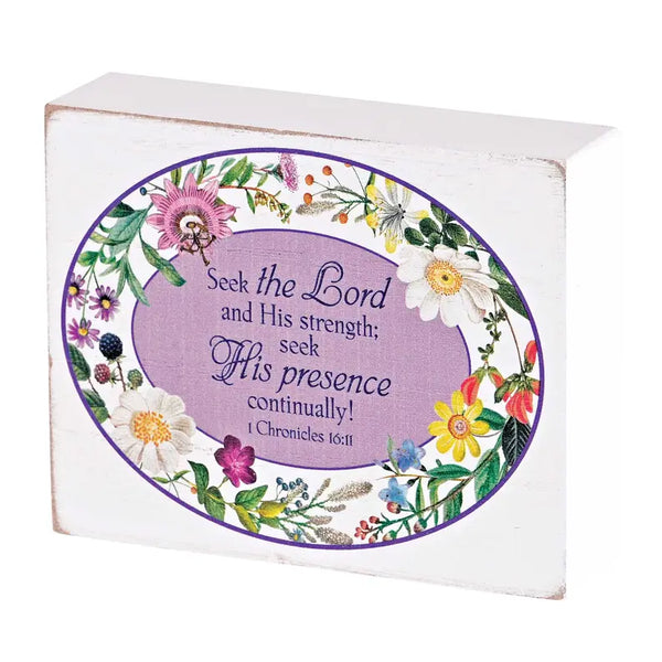 Tabletop Plaque Seek The Lord Dicksons Inc