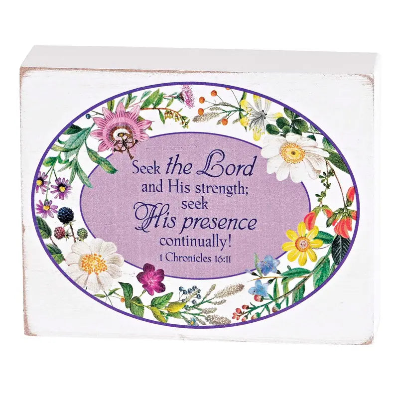 Tabletop Plaque Seek The Lord Dicksons Inc