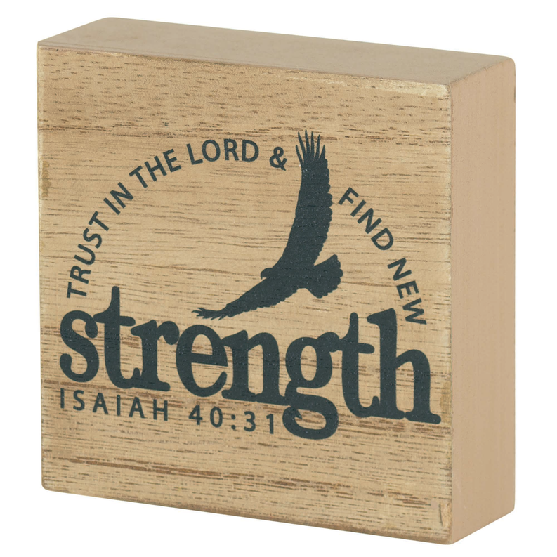 Tabletop Plaque Trust In The Lord Dicksons Inc