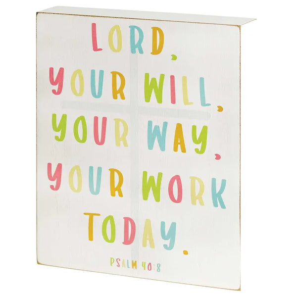 Tabletop Plaque Your Will Your Way Dicksons Inc