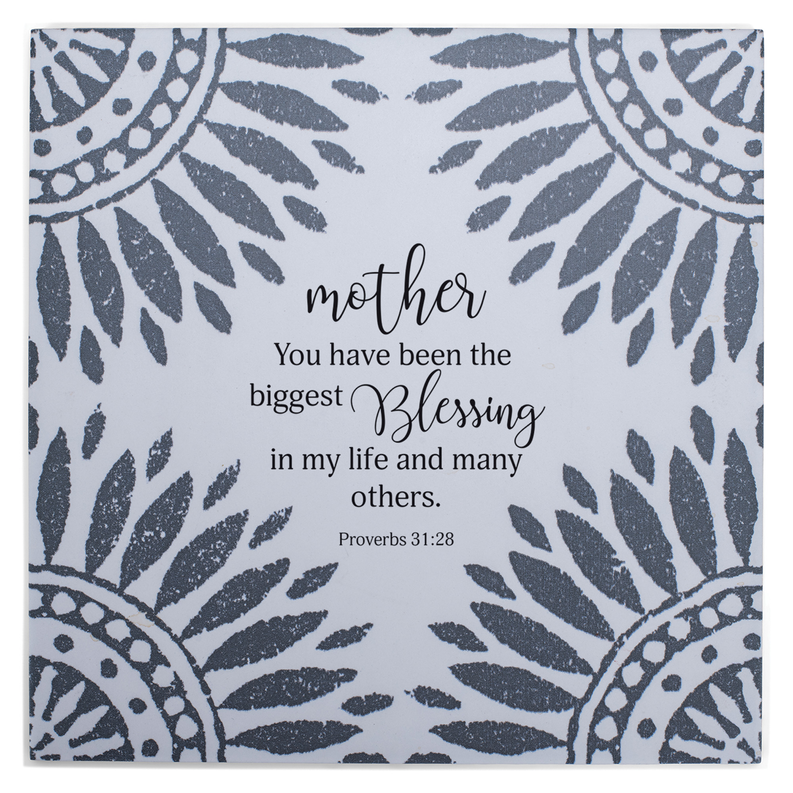 Tabletop Tile Mother Prov.31:28 Cream Dicksons Inc