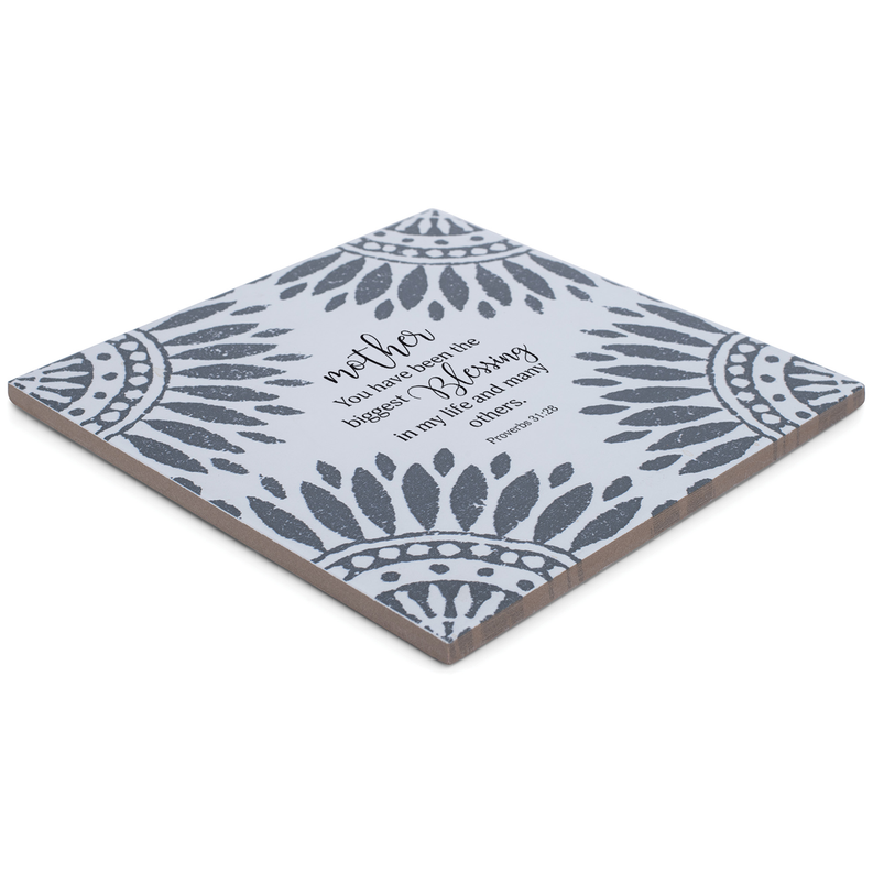 Tabletop Tile Mother Prov.31:28 Cream Dicksons Inc