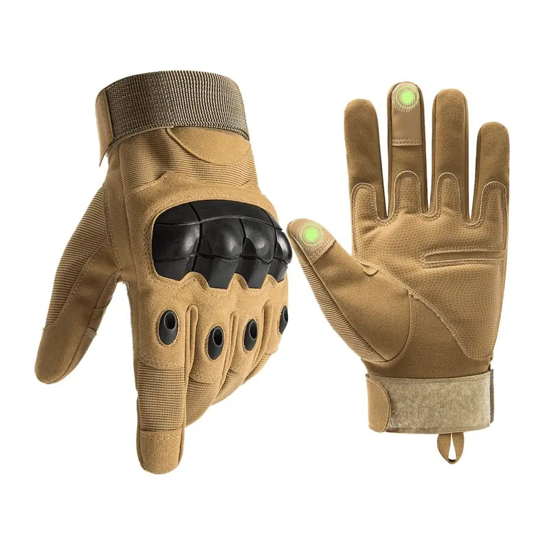 Tactical Military Airsoft Gloves for Outdoor Sports, Paintball, and Motorcycling with Touchscreen Fingertip Capability JupiterGear