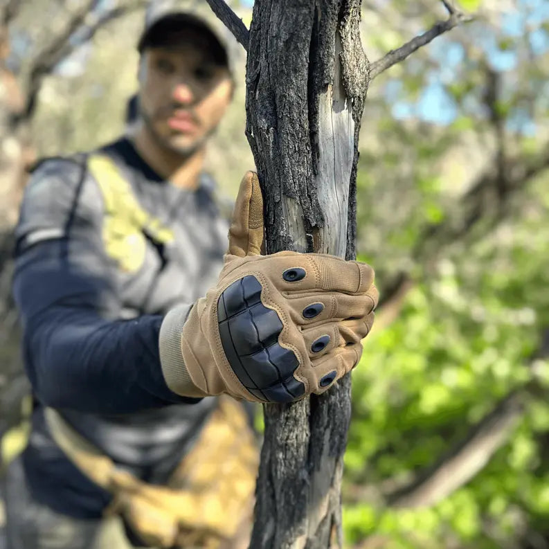 Tactical Military Airsoft Gloves for Outdoor Sports, Paintball, and Motorcycling with Touchscreen Fingertip Capability JupiterGear