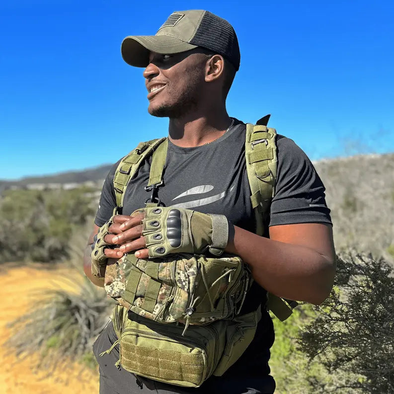 Tactical Military Fingerless Airsoft Gloves for Outdoor Sports, Paintball, and Motorcycling JupiterGear