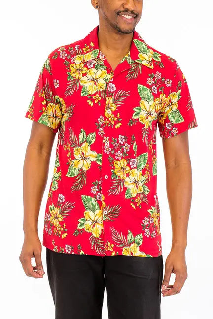 Tahiti Floral Button Up WEIV