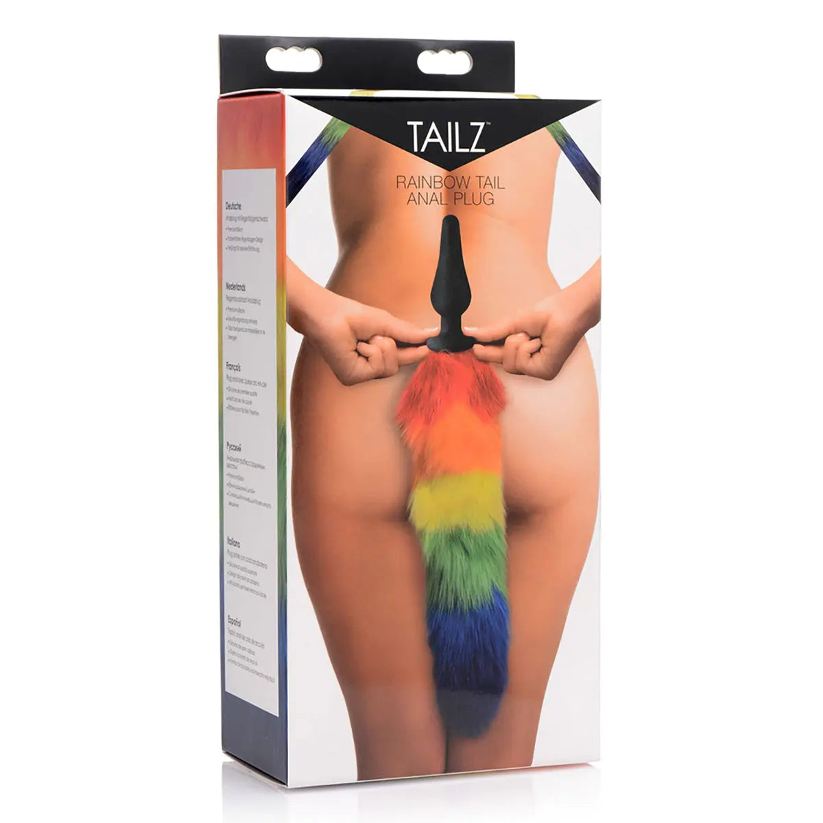 Tailz Rainbow Tail Silicone Butt Plug XR Brands