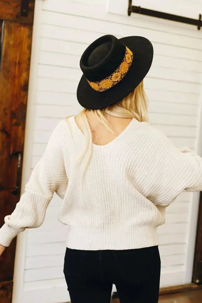 Take It Easy Knit Sweater Stay Warm in Style