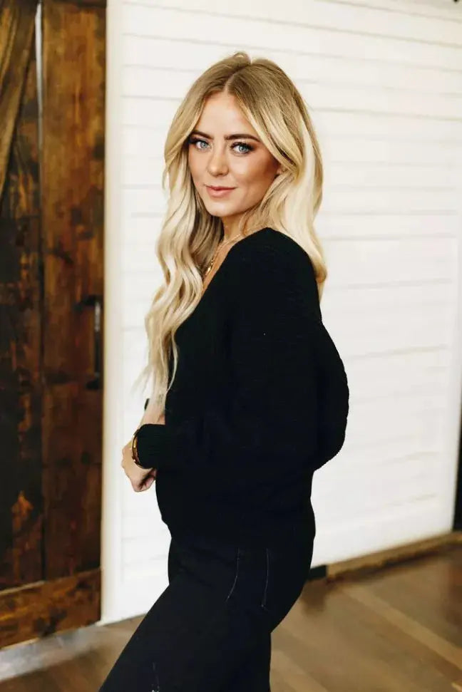 Take It Easy Knit Sweater Stay Warm in Style