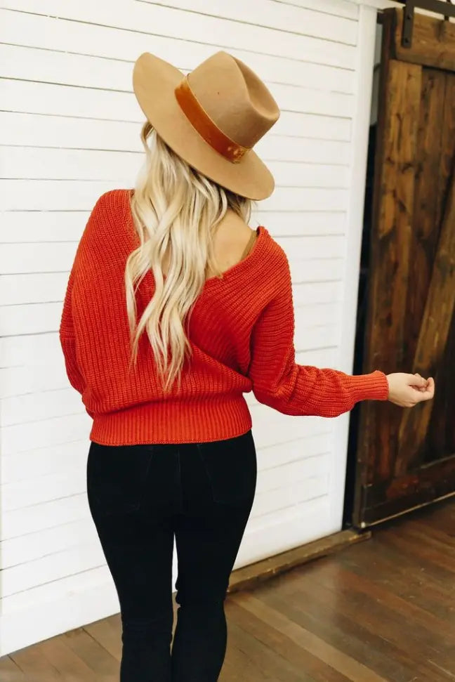 Take It Easy Knit Sweater Stay Warm in Style