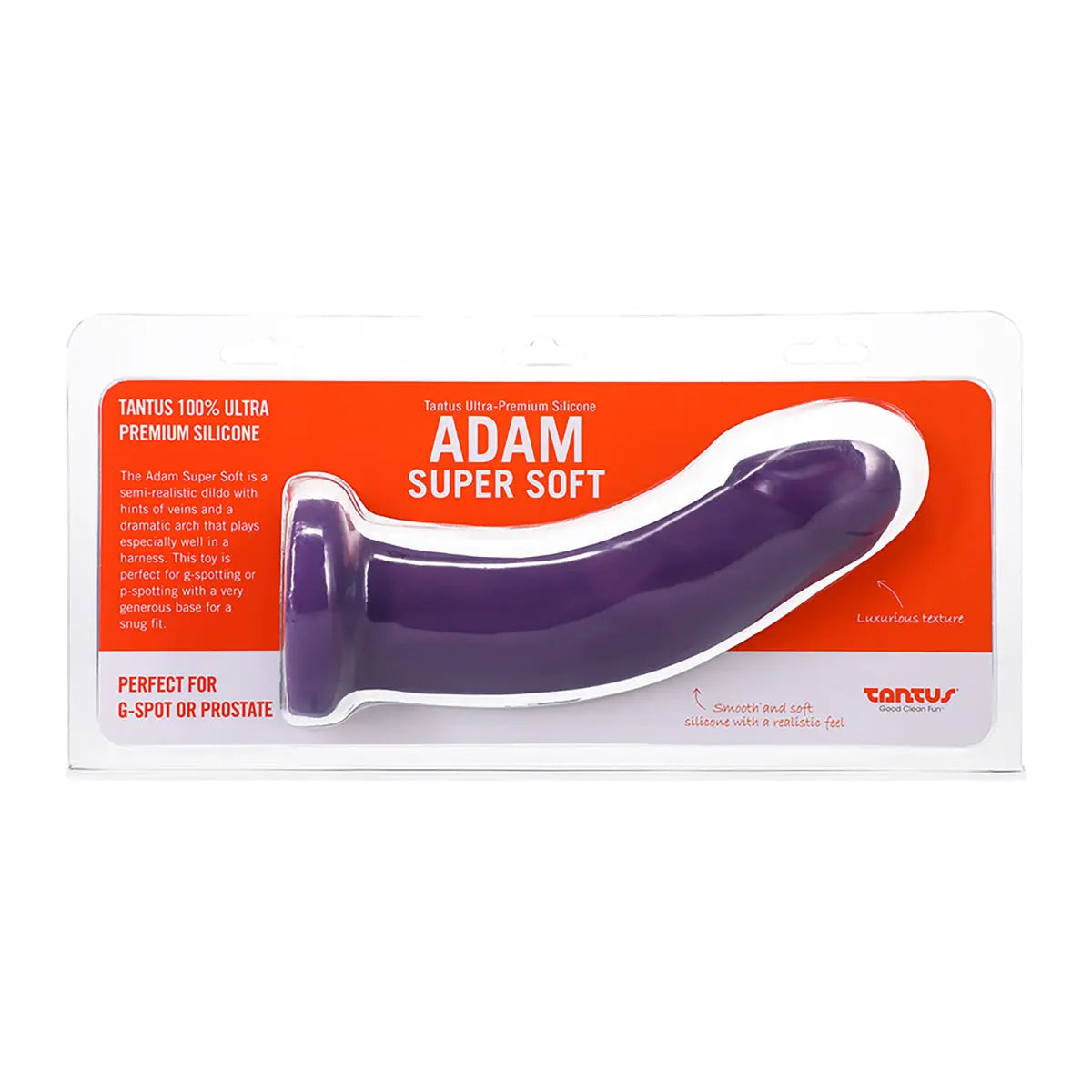 Tantus Adam Super Soft Semi-Realistic Dildo Amethyst Tantus