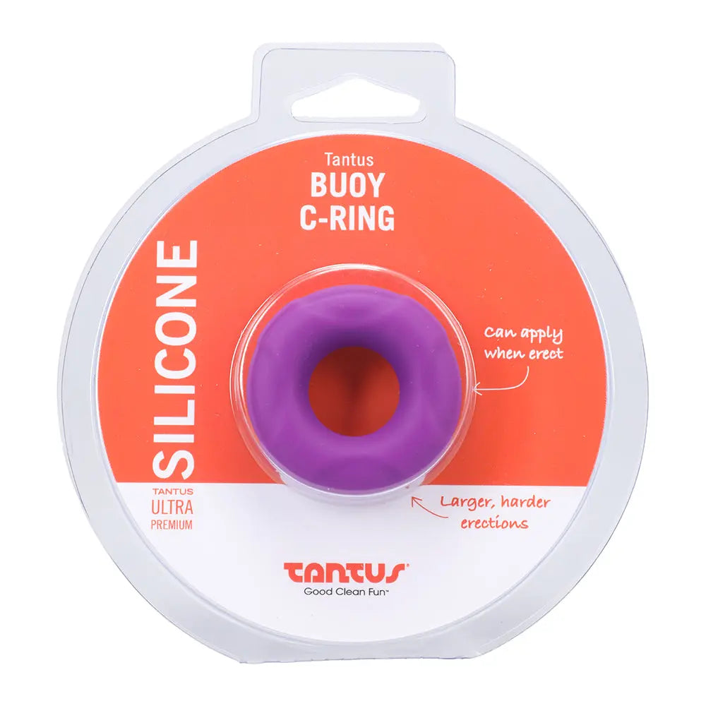 Tantus Buoy C-Ring Small Purple - GreatEagleInc