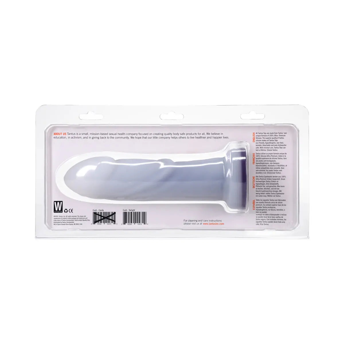 Tantus Cush O2 Dildo Twilight CLAM Tantus