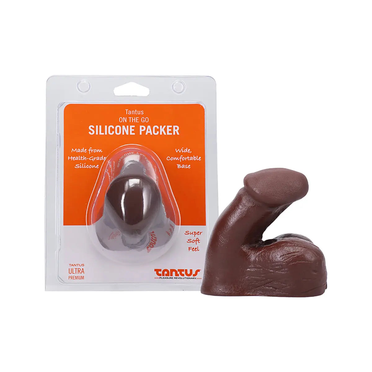 Tantus On The Go Silicone Packer Espresso - GreatEagleInc