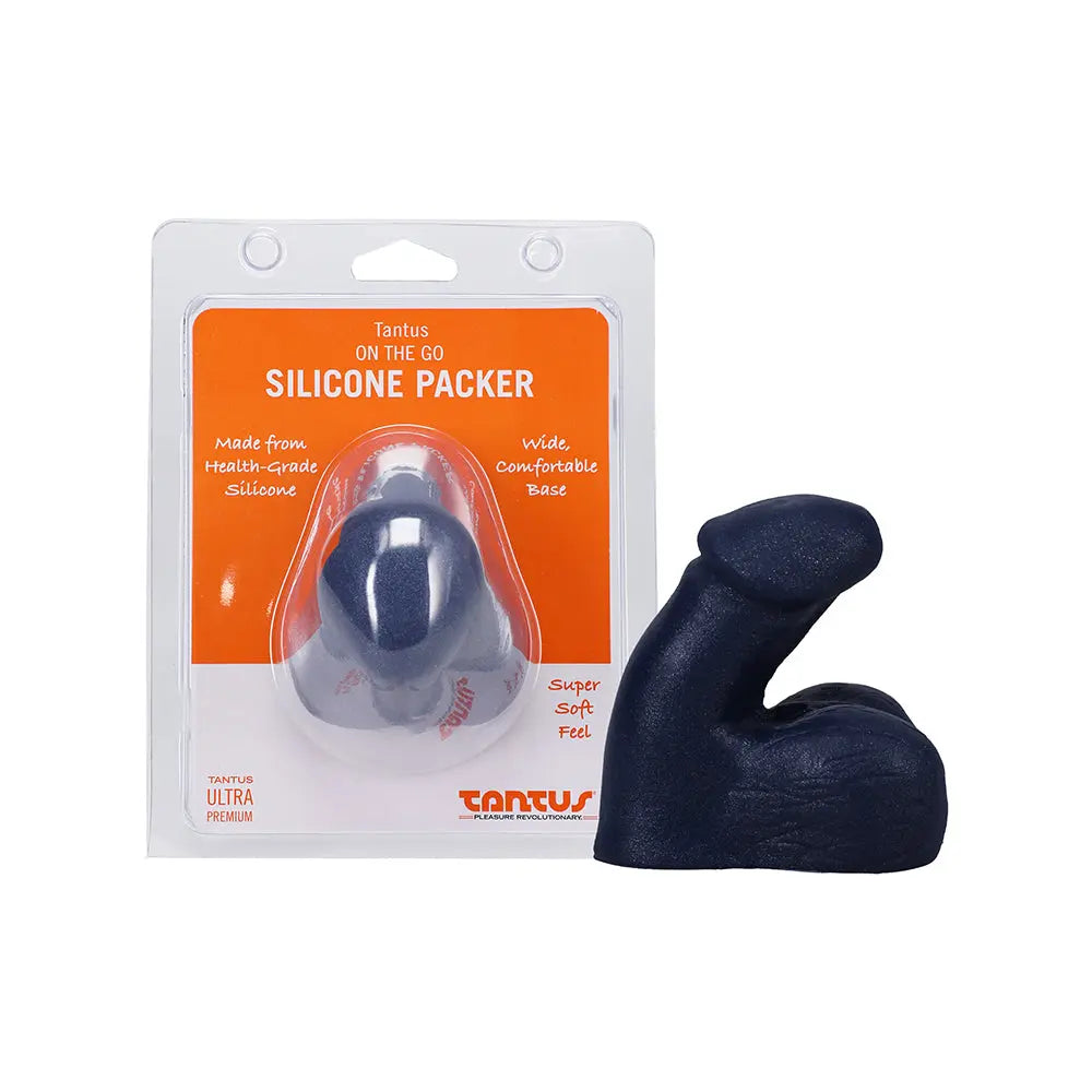 Tantus On The Go Silicone Packer Super Soft Sapphire - GreatEagleInc