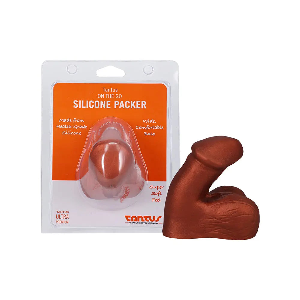 Tantus On the Go Silicone Packer- Super Soft Copper - GreatEagleInc
