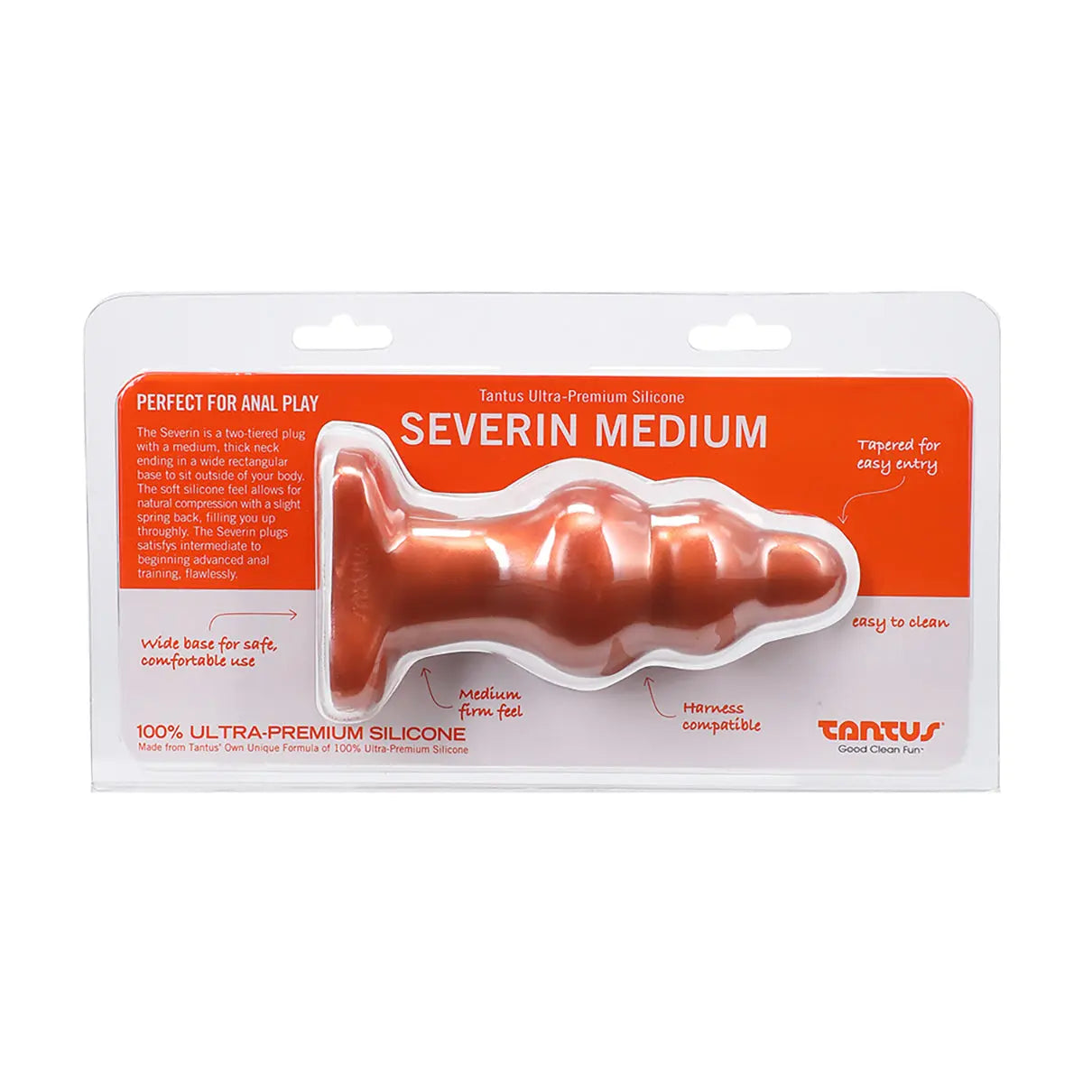Tantus Severin MedSuperSoftPlug Cop Tantus