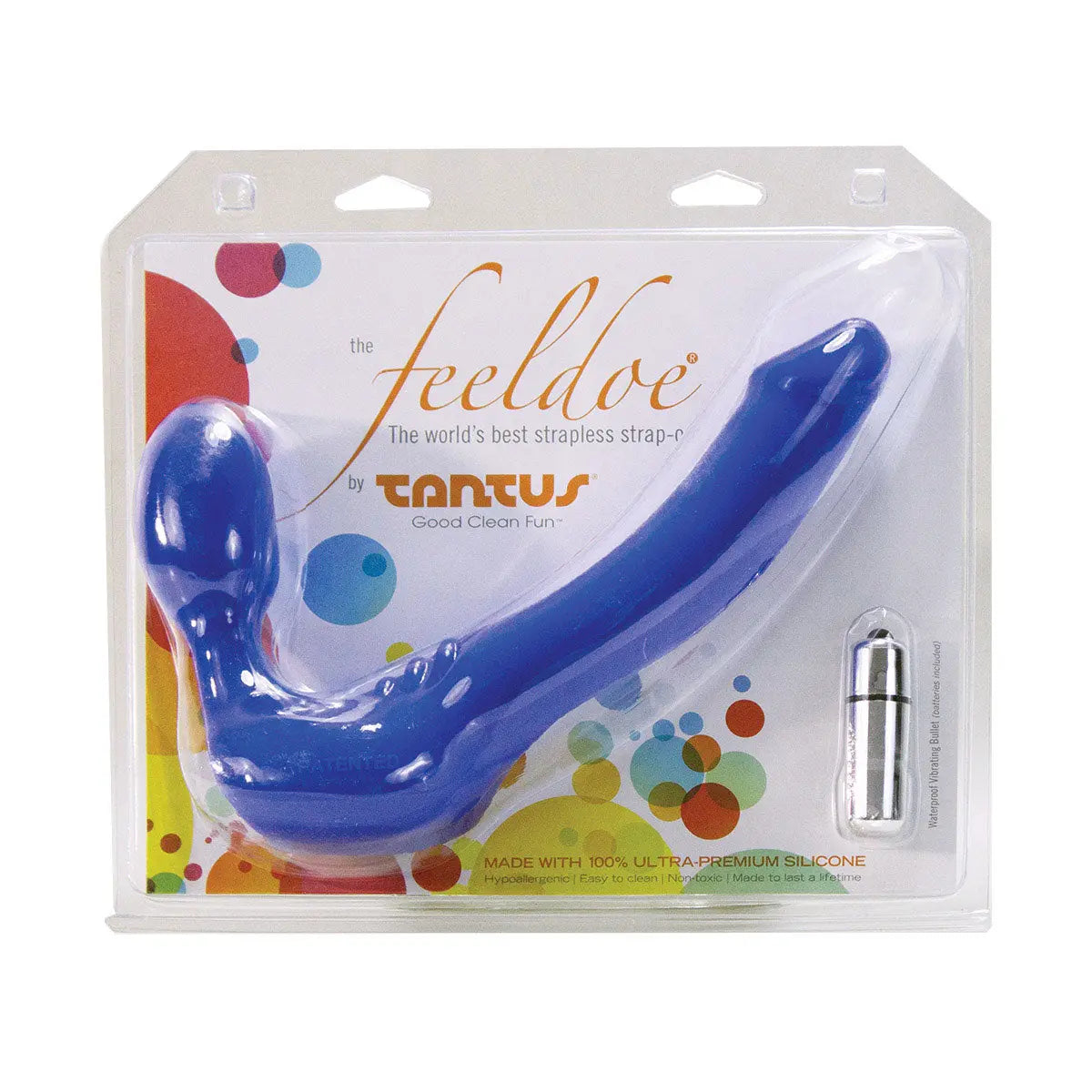 Tantus Strapless Slim - Blue - GreatEagleInc