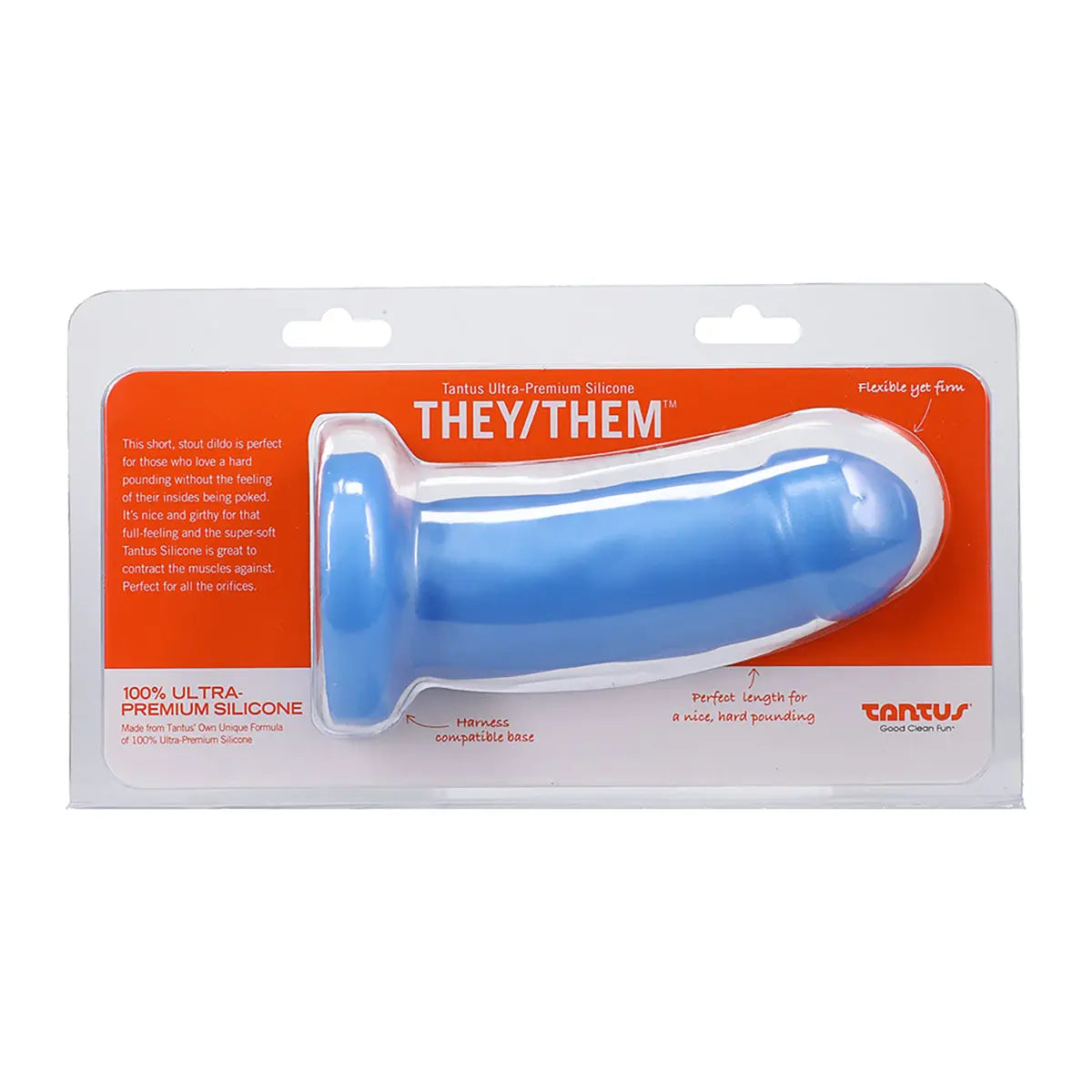 Tantus They/Them Super Soft Azure Tantus