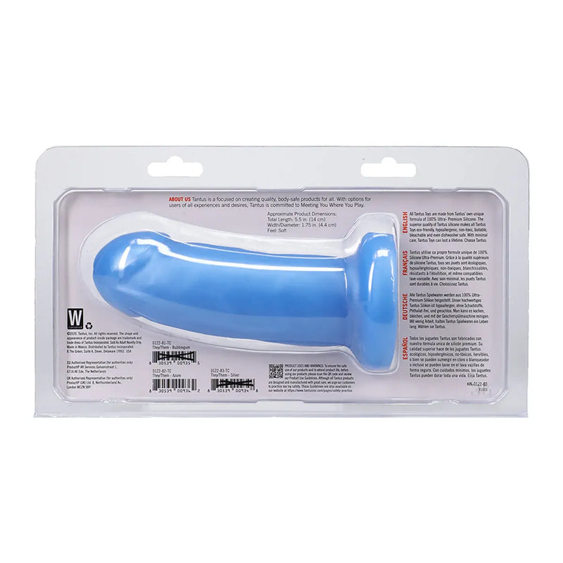 Tantus They/Them Super Soft Azure Tantus