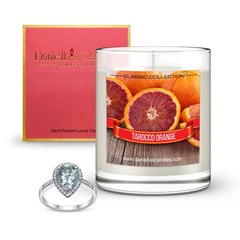 Tarocco Orange Jewelry Candle Natural Soy Wax Starline Artist Production
