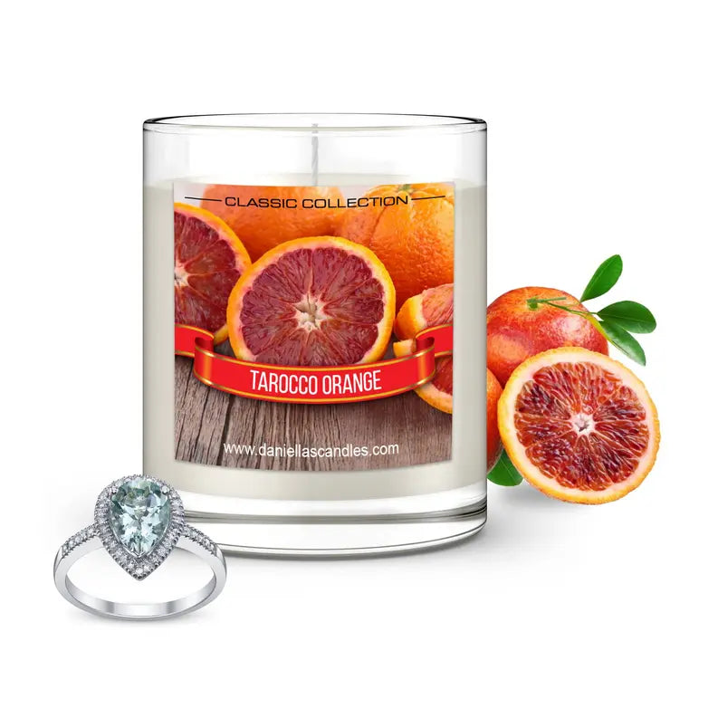 Tarocco Orange Jewelry Candle Natural Soy Wax Starline Artist Production