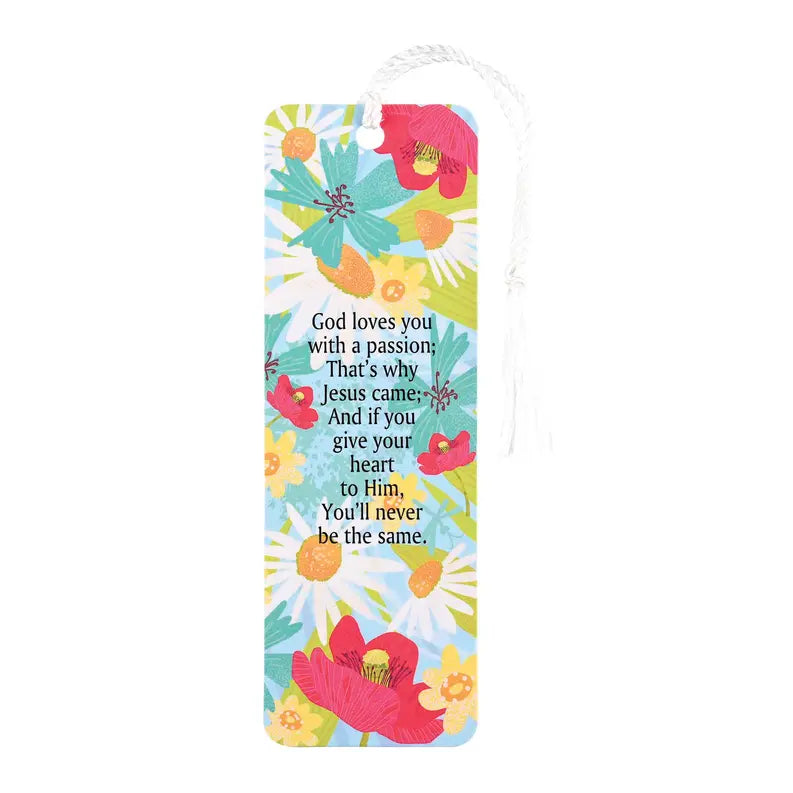 Tassel Bookmark God Loves You Dicksons Inc